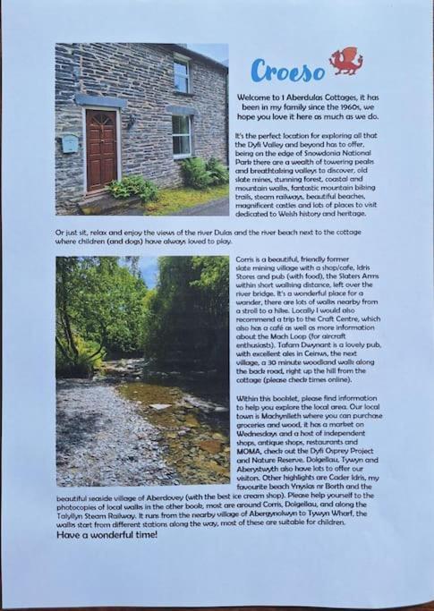 Cosy Riverside Cottage In Beautiful Corris Exterior photo